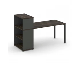 Стол рабочий с опорным стеллажом с надставкой низ. CN.SP-210 1600x720x1140 Concept images
