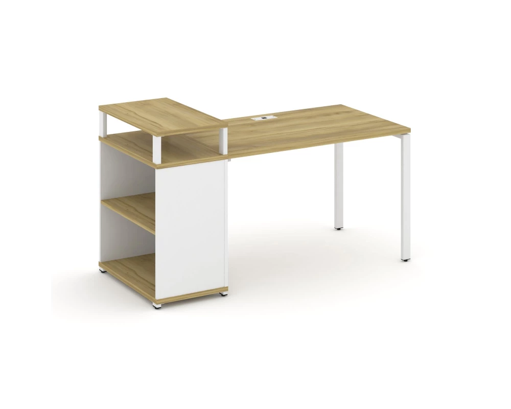 Стол рабочий с опорным стеллажом с верх. горизонтом CN.SP-206 1600x720x917 Concept