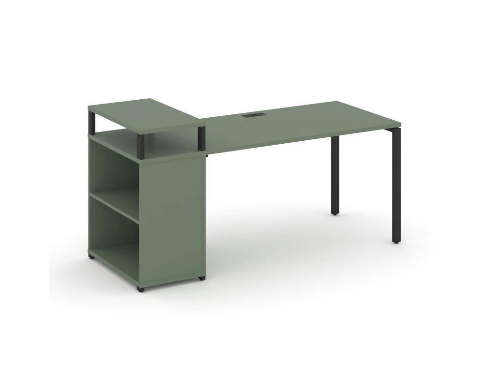 Стол рабочий с опорным стеллажом с верх. горизонтом CN.SP-206 1600x720x917 Concept