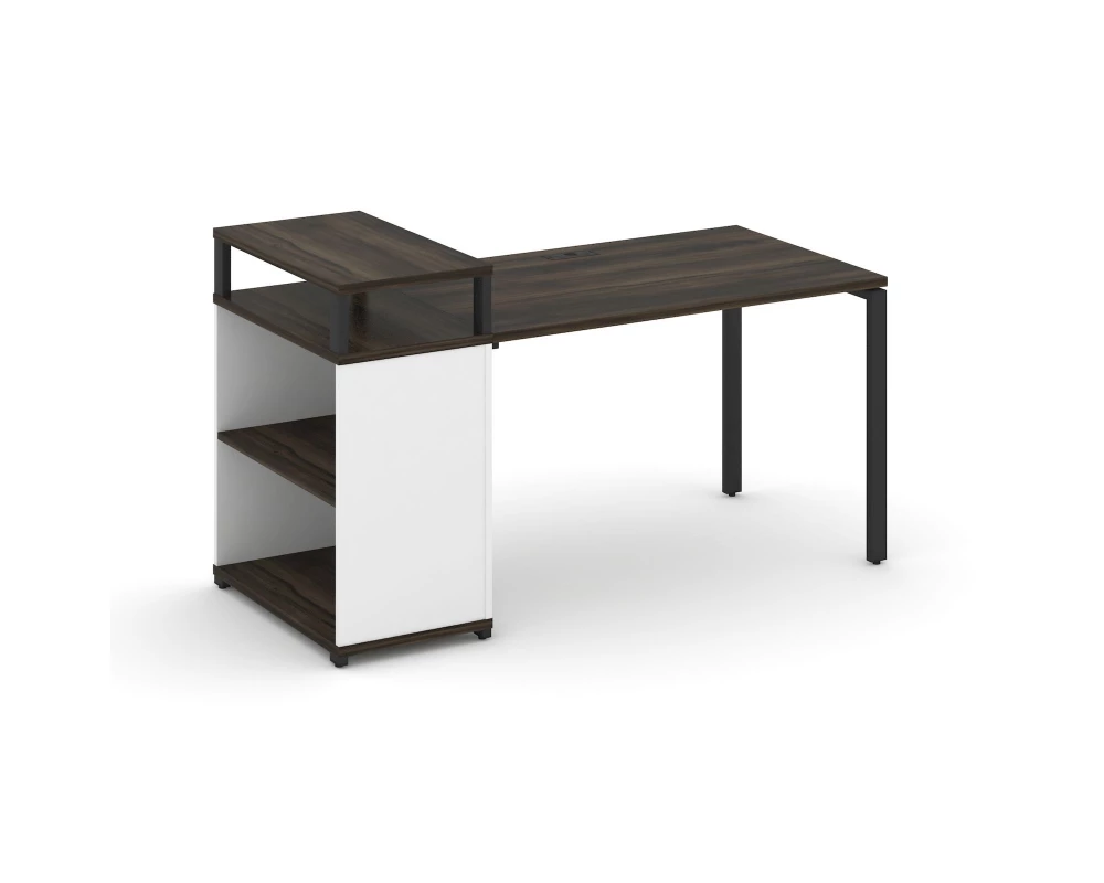 Стол рабочий с опорным стеллажом с верх. горизонтом CN.SP-206 1600x720x917 Concept