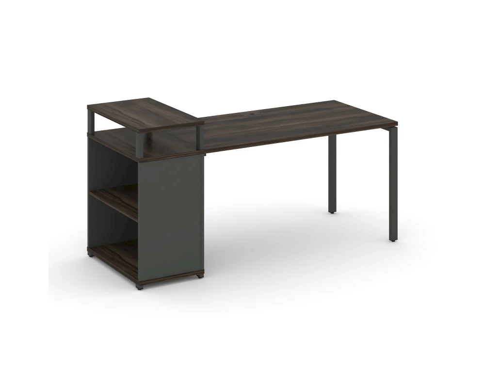 Стол рабочий с опорным стеллажом с верх. горизонтом CN.SP-207 1800x720x917 Concept