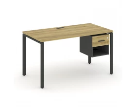 Стол рабочий с подвесной тумбой 1 открытой нишей и одним ящ. CN.SP-117 W 980x720x750 Concept images