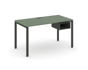Стол рабочий с подвесной тумбой с 1 открытой нишей CN.SP-103 1380x720x750 Концепт / Concept images