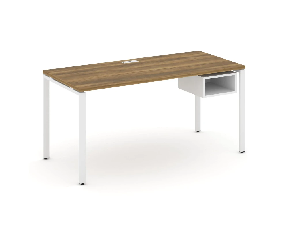 Стол рабочий с подвесной тумбой с 1 открытой нишей CN.SP-104 1580x720x750 Концепт / Concept