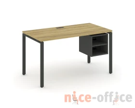 Стол рабочий с подвесной тумбой с 2 открытыми нишами CN.SP-108 1580x720x750 Концепт / Concept images