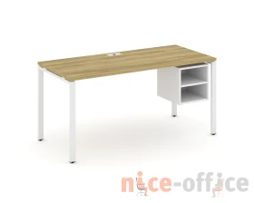 Стол рабочий с подвесной тумбой с 2 открытыми нишами CN.SP-108 1580x720x750 Концепт / Concept images