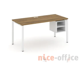Стол рабочий с подвесной тумбой с 2 открытыми нишами CN.SP-108 1580x720x750 Концепт / Concept images