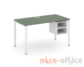 Стол рабочий с подвесной тумбой с 2 открытыми нишами CN.SP-108 1580x720x750 Концепт / Concept images