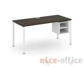 Стол рабочий с подвесной тумбой с 2 открытыми нишами CN.SP-108 1580x720x750 Концепт / Concept images