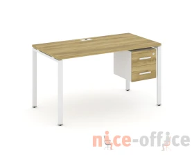 Стол рабочий с подвесной тумбой с 2 ящ. CN.SP-115 W 1380x720x750 Концепт / Concept images