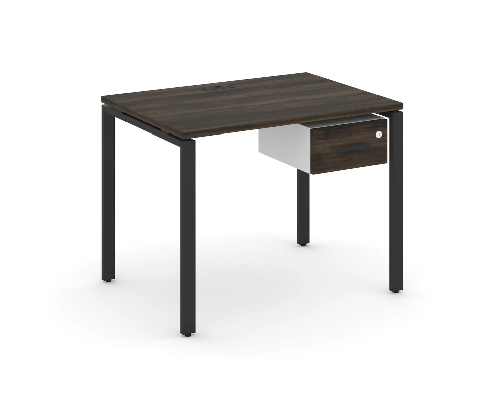 Стол рабочий с подвесной тумбой с одним ящ. CN.SP-109 W 980x720x750 Concept