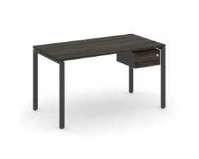 Стол рабочий с подвесной тумбой с одним ящ. CN.SP-109 W 980x720x750 Concept images