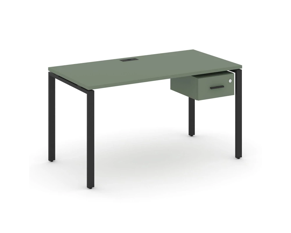 Стол рабочий с подвесной тумбой с одним ящ. CN.SP-110 B 1180x720x750 Concept
