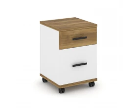 Тумба мобильная 1 ящ. 1 распаш. фасад CN.TUM-009 B 420x420x615 Concept images