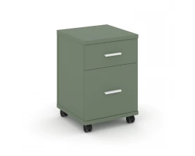 Тумба мобильная 1 ящ. 1 распаш. фасад CN.TUM-009 W 420x420x615 Concept images