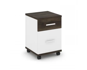 Тумба мобильная 1 ящ. 1 распаш. фасад CN.TUM-009 W 420x420x615 Concept images