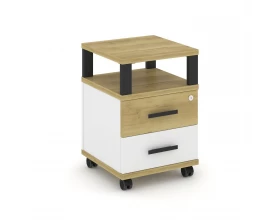 Тумба мобильная 2 ящ. с надставкой CN.TUM-002 B 420x420x615 Concept images