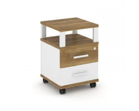 Тумба мобильная 2 ящ. с надставкой CN.TUM-002 W 420x420x615 Concept images