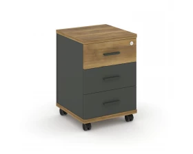 Тумба мобильная 3 ящ. CN.TUM-003 A 420x420x615 Concept images