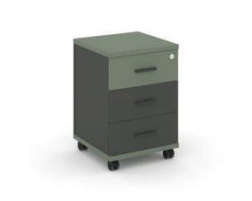Тумба мобильная 3 ящ. CN.TUM-003 A 420x420x615 Concept images