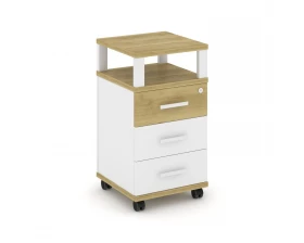 Тумба мобильная 3 ящ. с надставкой CN.TUM-004 W 420x420x782 Concept images
