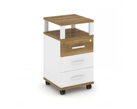 Тумба мобильная 3 ящ. с надставкой CN.TUM-004 W 420x420x782 Concept images