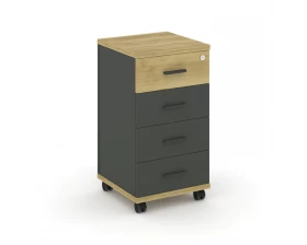 Тумба мобильная 4 ящ. CN.TUM-005 A 420x420x782 Concept images