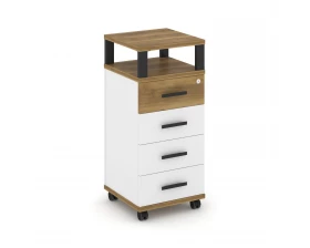Тумба мобильная 4 ящ. с надставкой CN.TUM-006 B 420x420x949 Concept images