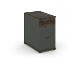 Тумба опорная/приставная 1 ящ. 1 распаш. фасад CN.TGO-005 A 420x720x750 Concept images
