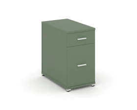 Тумба опорная/приставная 1 ящ. 1 распаш. фасад CN.TGO-005 W 420x720x750 Concept images