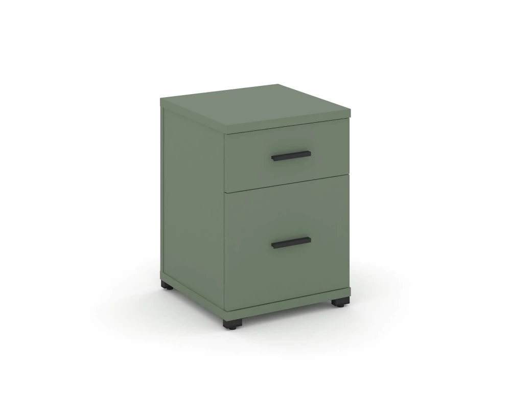 Тумба опорная/приставная 1 ящ. 1 распаш. фасад CN.TUO-004 B 420x420x583 Concept