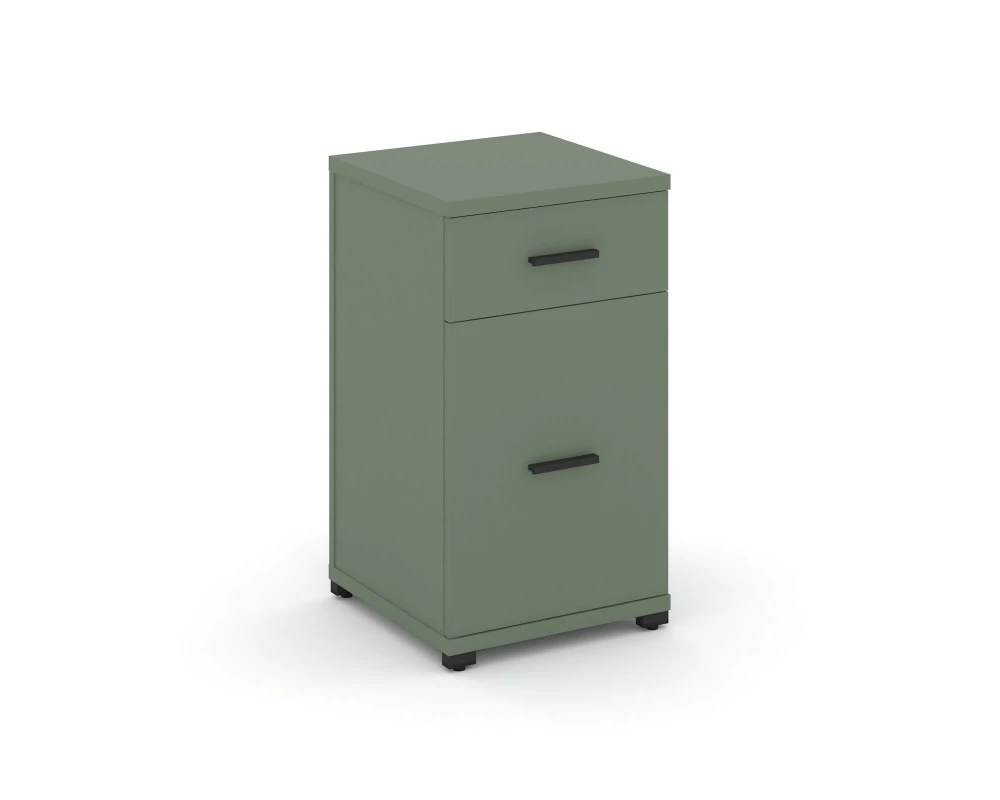 Тумба опорная/приставная 1 ящ. 1 распаш. фасад CN.TUO-005 B 420x420x750 Concept