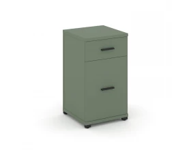 Тумба опорная/приставная 1 ящ. 1 распаш. фасад CN.TUO-005 B 420x420x750 Concept images