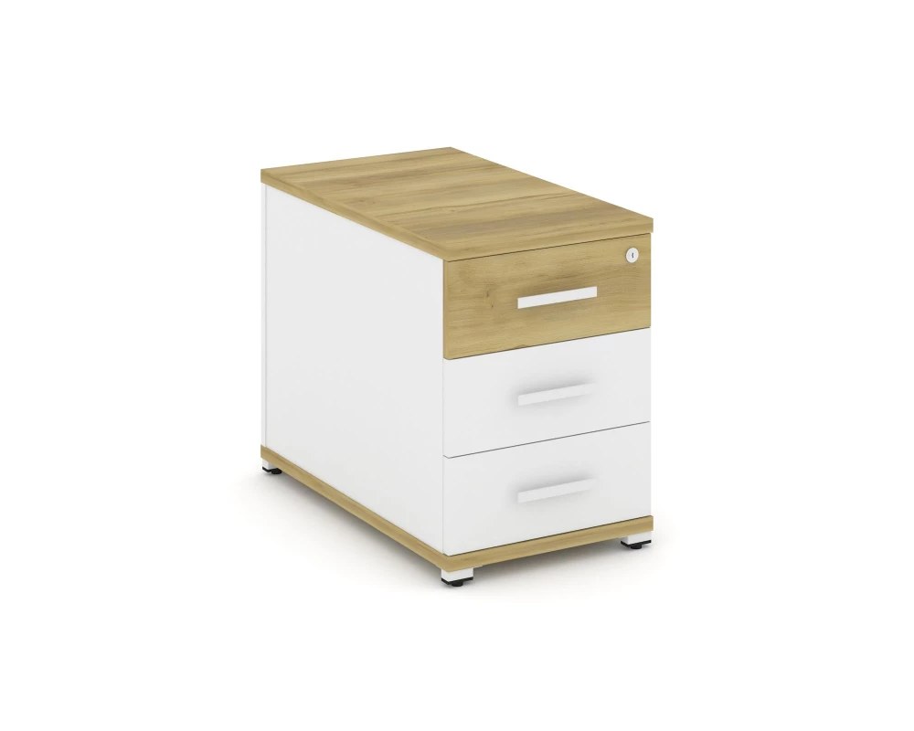 Тумба опорная/приставная 3 ящ. CN.TGO-001 W 420x720x583 Concept