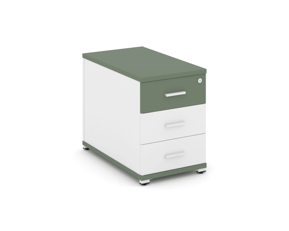 Тумба опорная/приставная 3 ящ. CN.TGO-001 W 420x720x583 Concept