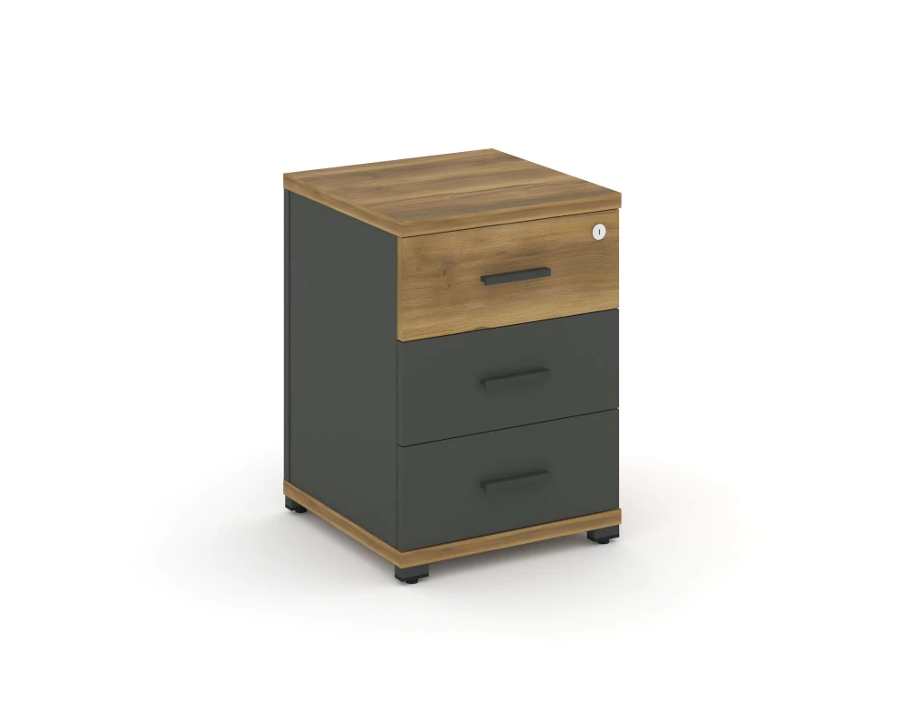 Тумба опорная/приставная 3 ящ. CN.TUO-001 A 420x420x583 Concept