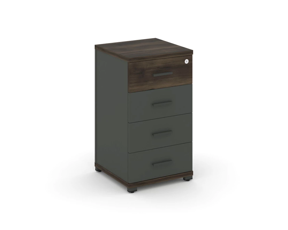 Тумба опорная/приставная 4 ящ. CN.TUO-002 A 420x420x750 Concept