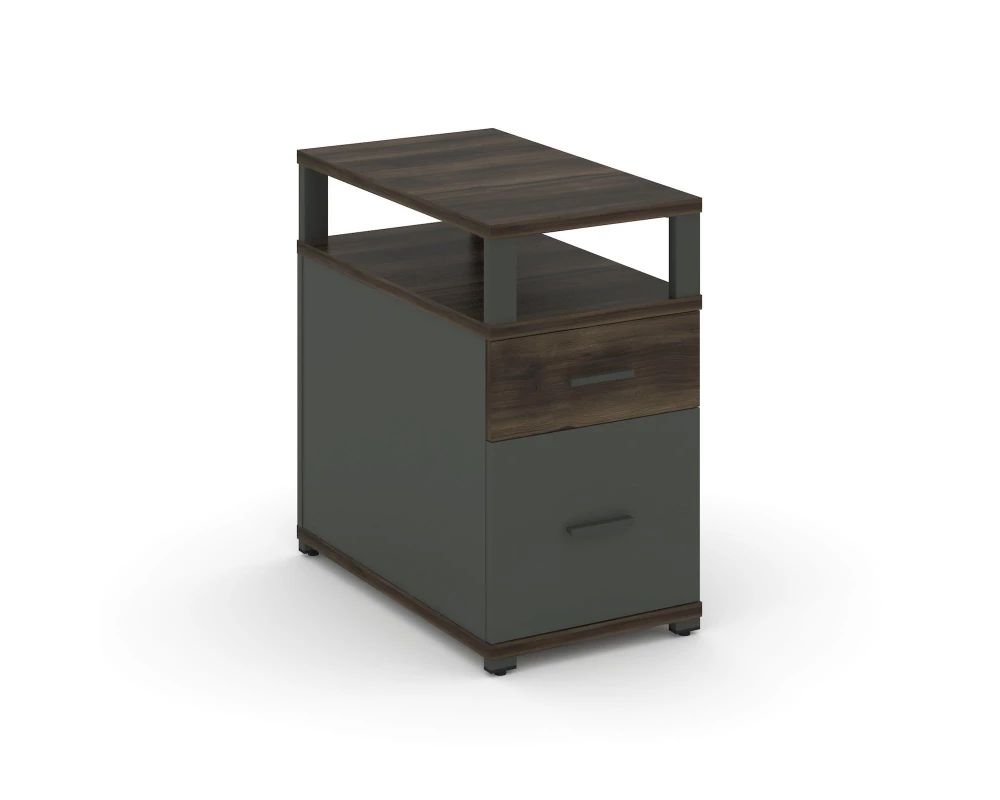 Тумба приставная 1 ящ. 1 распаш. фасад с надставкой CN.TGP-002 A 420x720x750 Concept