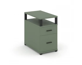 Тумба приставная 1 ящ. 1 распаш. фасад с надставкой CN.TGP-002 B 420x720x750 Concept images