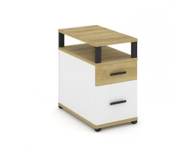 Тумба приставная 1 ящ. 1 распаш. фасад с надставкой CN.TGP-002 B 420x720x750 Concept images