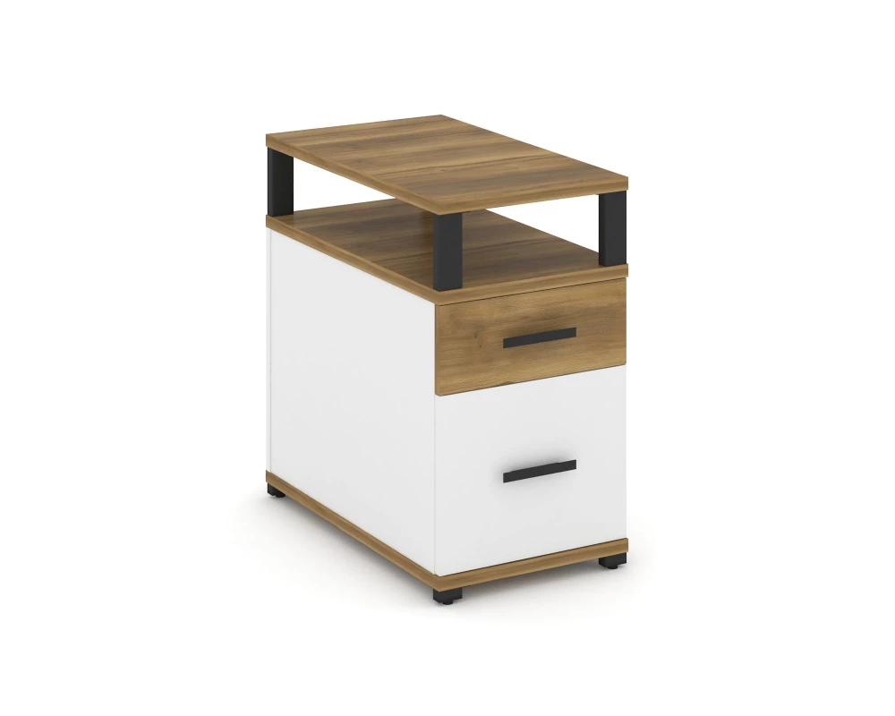 Тумба приставная 1 ящ. 1 распаш. фасад с надставкой CN.TGP-002 B 420x720x750 Concept