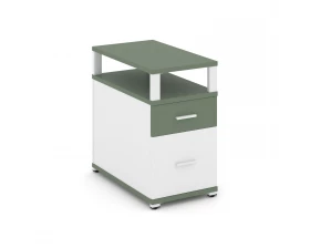Тумба приставная 1 ящ. 1 распаш. фасад с надставкой CN.TGP-002 W 420x720x750 Concept images