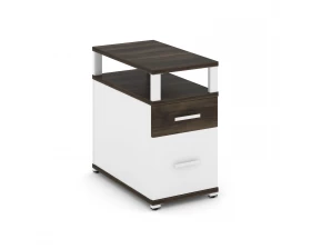 Тумба приставная 1 ящ. 1 распаш. фасад с надставкой CN.TGP-002 W 420x720x750 Concept images