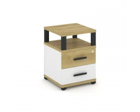 Тумба приставная 2 ящ. с надставкой CN.TUP-002 W 420x420x583 Concept images