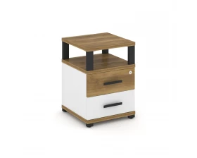 Тумба приставная 2 ящ. с надставкой CN.TUP-002 W 420x420x583 Concept images