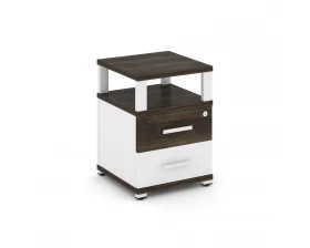 Тумба приставная 2 ящ. с надставкой CN.TUP-002 W 420x420x583 Concept images