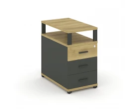 Тумба приставная 3 ящ. с надставкой CN.TGP-001 A 420x720x750 Concept images