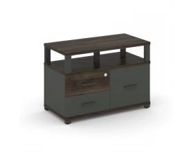 Тумба приставная широкая 2 ящ. 1 распаш. фасад с надставкой широкой CN.TSP-006 A 836x420x583 Concept images