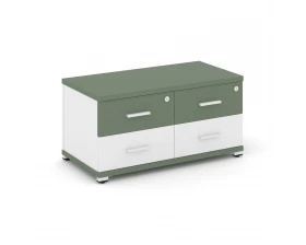 Тумба приставная широкая 4 ящ. CN.TSP-001 W 836x420x416 Concept images