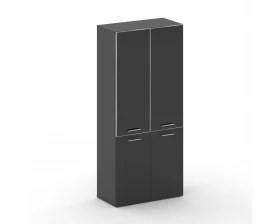 Шкаф широкий высокий CRF.ST-101 black Феникс Cross images